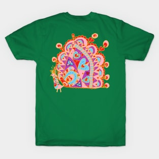 Peacock Bird T-Shirt